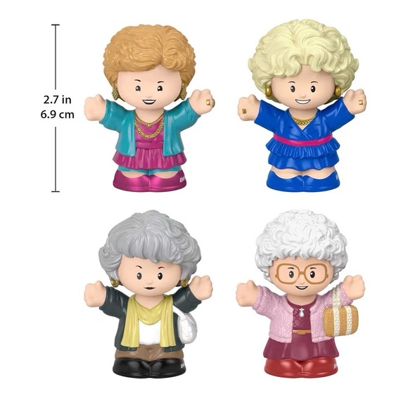 The Little People Collector Set - The Golden Girls 4-Figure Set NIB $40 - Picture 2 of 6